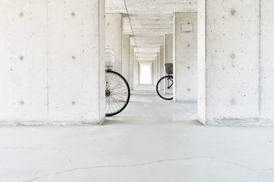 Bicycle in corridor