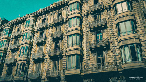 Low angle view of building against sky