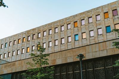 Low angle view of building against sky