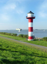 Lighthouse on beach