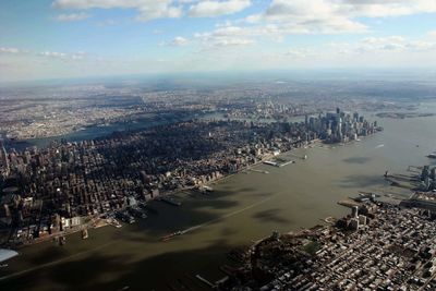 Aerial view of cityscape