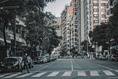 View of city street