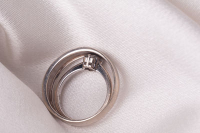 Full frame shot of wedding rings
