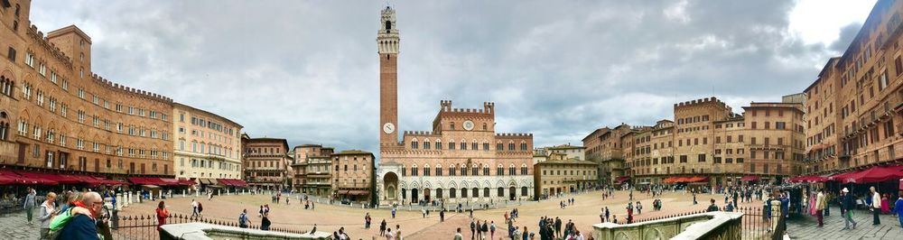 Panoramic view of buildings in city