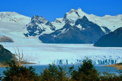 The perito moreno glacier is a glacier located in the los glaciares national park, in the southwest