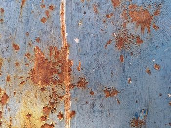 Full frame shot of rusty wood