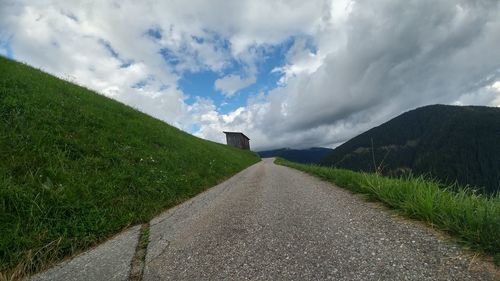 Road passing through landscape