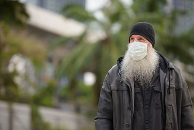 Man standing outdoors