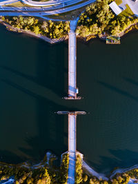 Scenic view of lake