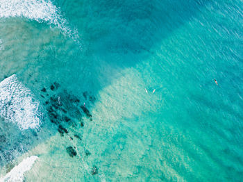 Aerial view of sea