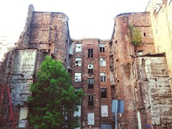 Low angle view of old building