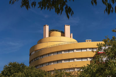 Low angle view of building against sky