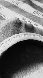 Close-up of open book on table