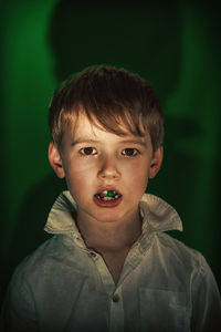 Portrait of cute boy