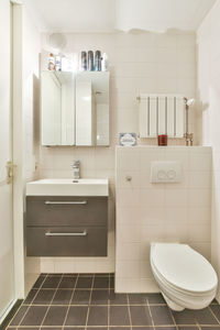 Interior of bathroom