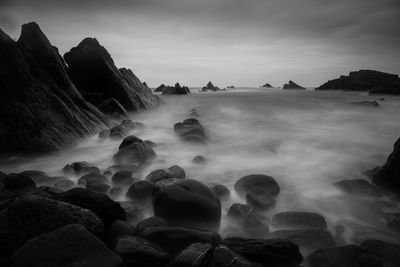 Panoramic view of sea against sky