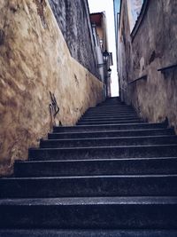 Low angle view of staircase
