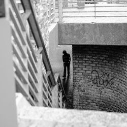 Full length of woman standing in building