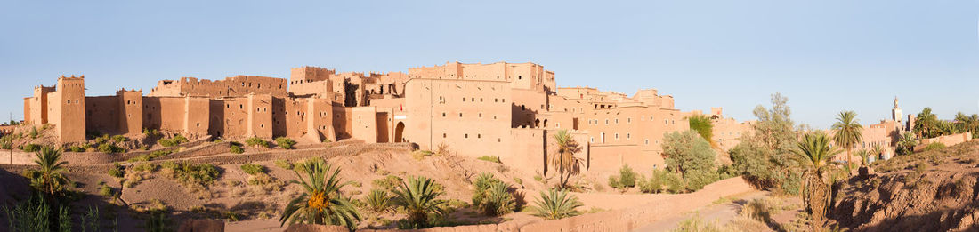 Panoramic view of historical building against sky