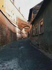 Narrow alley in old town