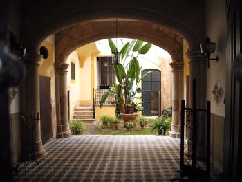 Corridor of building