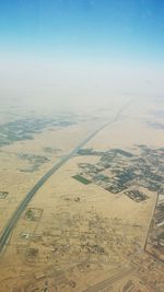 Aerial view of landscape
