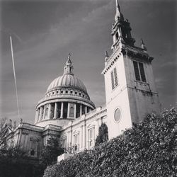 Low angle view of building against sky