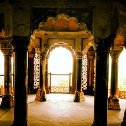 Low angle view of historical building