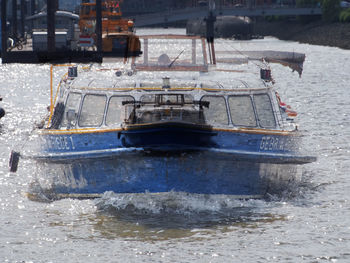 Boats in sea