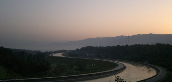 Scenic view of mountains