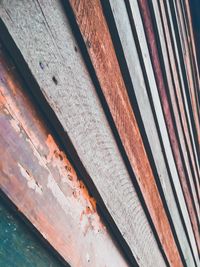 Full frame shot of weathered wood