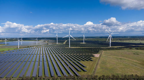 Northern europas largest solar park near holstebro in denmark