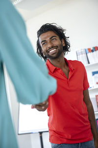 Portrait of a smiling young man