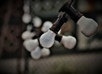 Close-up of light bulb