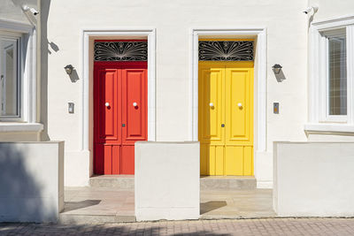 Entrance of historic building