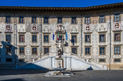 Statue of historic building