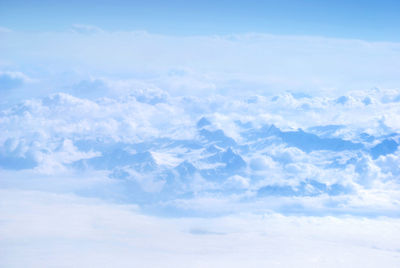 Low angle view of clouds in sky