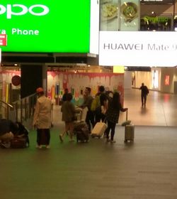 People in restaurant