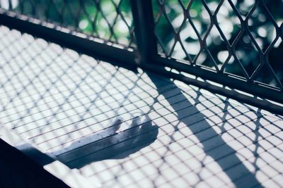 Close up of chainlink fence