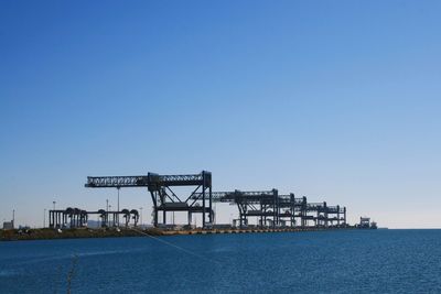 Panoramic view of the canal port in cagliari