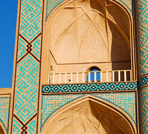 Low angle view of ornate building