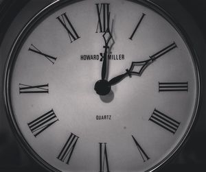 Close-up of clock