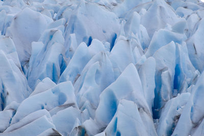 Full frame shot of ice in torres del paine national park, chile