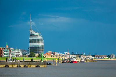 Buildings at waterfront