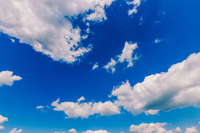 Low angle view of clouds in sky