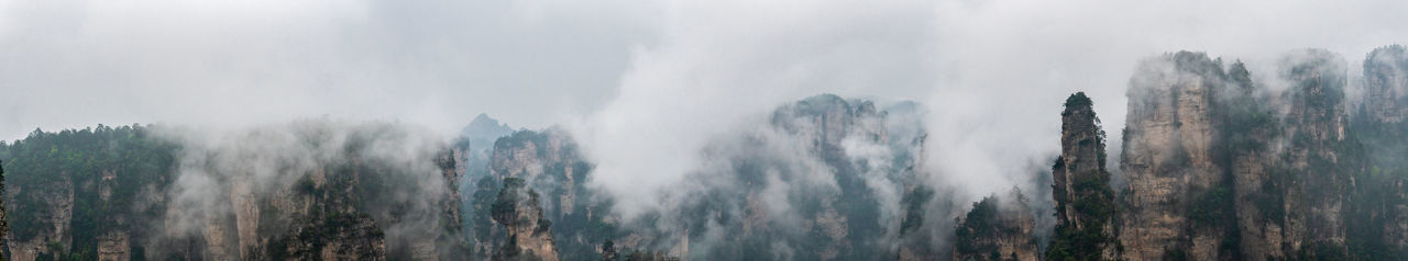 Panoramic view of landscape against sky