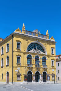 Croatian national theatre building in split. originally opened in 1893