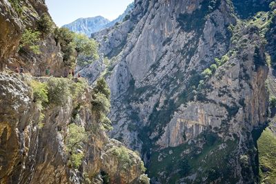 Panoramic shot of mountains against sky