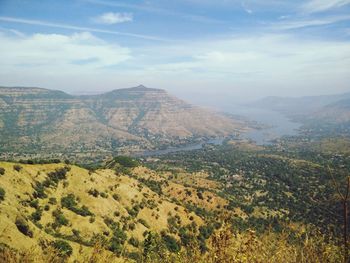 Scenic view of landscape against sky