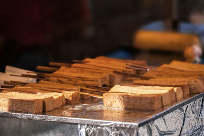 Close-up of food for sale